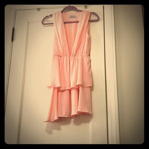 Lioness peach cocktail dress